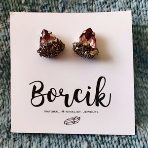 Natural Minimalist Stud Earrings